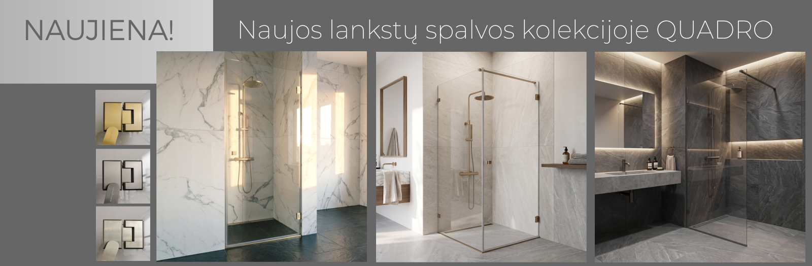 naujos quadro lankstų spalvos